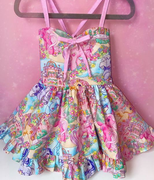 .Retro Pony Paradise Dress